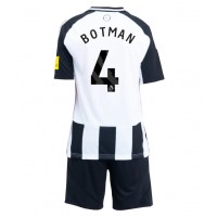 Maglia Calcio Newcastle United Sven Botman #4 Prima Divisa Bambino 2024-25 Manica Corta (+ pantaloncini)